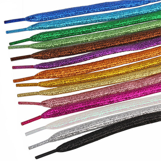 Flat Glitter Shoelaces