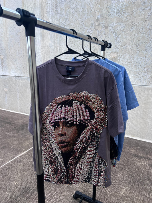 Big Face Celebrity Tapestry Tee (Erykah Badu)